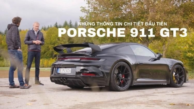 Những thông tin chi tiết đầu tiên của Porsche 911 GT3 mới