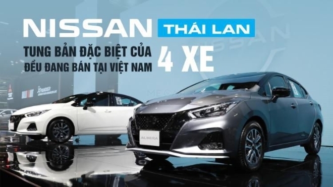 Nissan Thái Lan tung bản đặc biệt của 4 xe đều đang bán tại Việt Nam