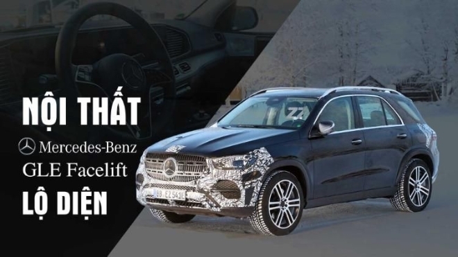 Nội thất Mercedes-Benz GLE facelift lộ diện, hé lộ chi tiết hoàn toàn mới
