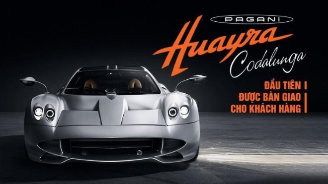 Pagani Huayra Codalunga đầu tiên được bàn giao cho khách hàng