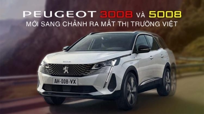 Peugeot 3008 và 5008 mới rục rịch ra mắt Việt Nam