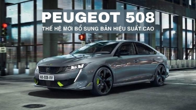 Peugeot 508 thế hệ mới bổ sung bản hiệu suất cao