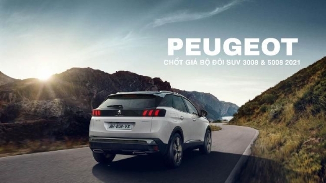 Peugeot chốt giá bộ đôi SUV 3008 & 5008 2021 từ 33,725 USD