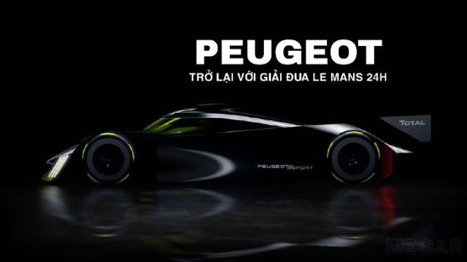 Peugeot sẽ trở lại với giải đua Le Mans 24h ở hạng mục Hypercar