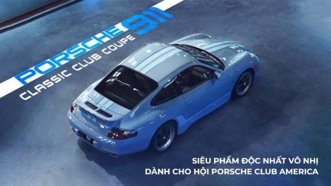 Porsche 911 Classic Club Coupe: Siêu phẩm độc nhất vô nhị dành cho hội Porsche Club America
