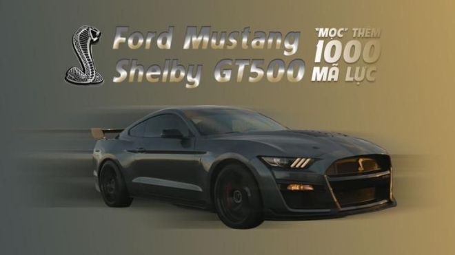 “Qua tay” Hennessey, Ford Mustang Shelby GT500 được “tăng lực” lên 1.000 mã lực