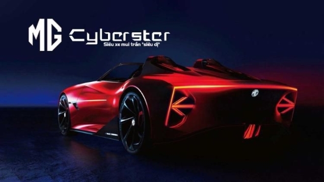 Ra mắt MG Cyberster - Siêu xe mui trần 