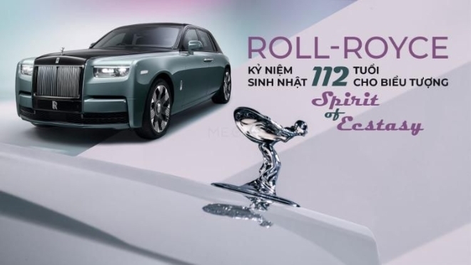 Rolls-Royce kỷ niệm sinh nhật 112 tuổi cho biểu tượng Spirit of Ecstasy