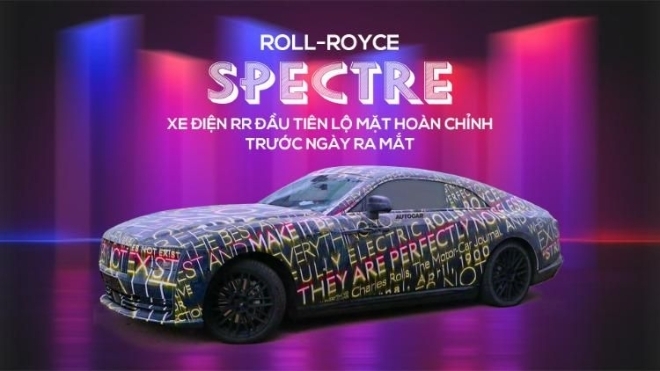 Rolls-Royce Spectre: Xe điện RR đầu tiên lộ mặt hoàn chình trước ngày ra mắt