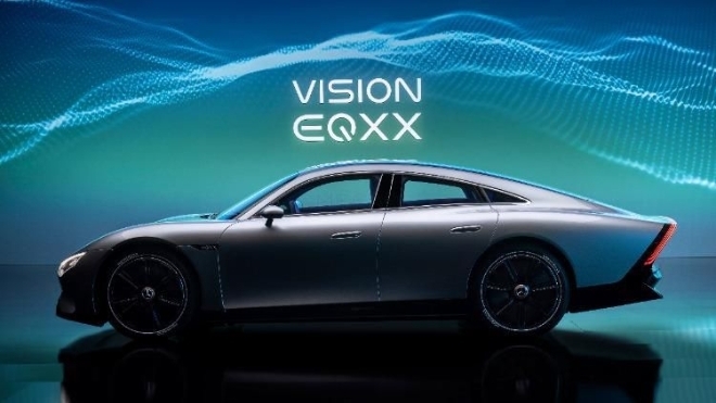 Siêu phẩm Mercedes-Benz EQXX sẽ nằm cùng sàn trưng bày 3 mẫu xe VinFast mới