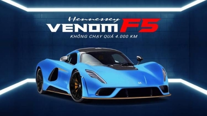 Siêu xe 2,1 triệu USD Venom F5 không được chạy quá 4.000 km mỗi năm