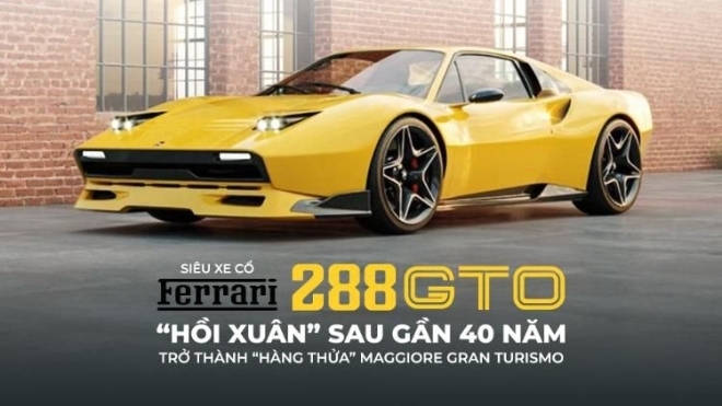 Siêu xe cổ Ferrari 288 GTO “hồi xuân” sau gần 40 năm, trở thành “hàng thửa” Maggiore Gran TurismO