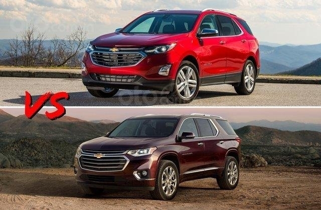 So sánh Chevrolet Equinox và Chevrolet Traverse 2019