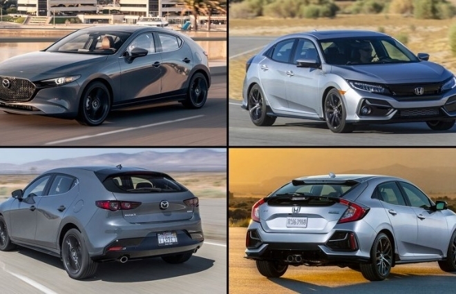 So sánh Honda Civic 2020 và Mazda 3 2020