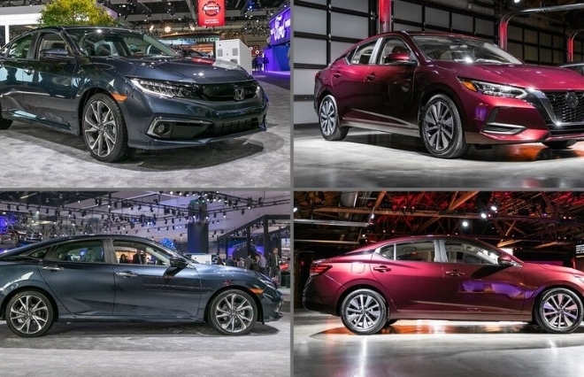 So sánh Nissan Sentra 2020 và Honda Civic 2020