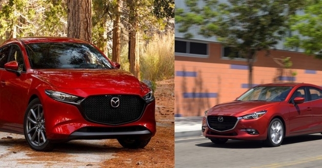So sánh qua ảnh xe Mazda 3 Sport 2020 và đời cũ