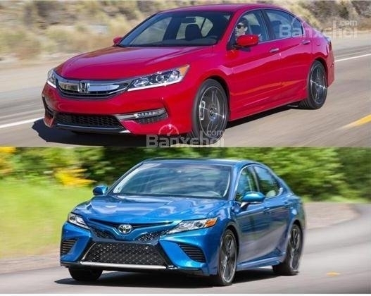 So sánh xe Toyota Camry 2018 và Honda Accord 2017: Accord hụt hơi?