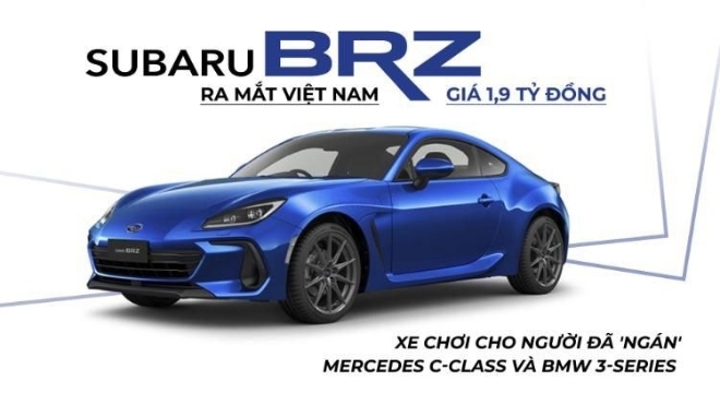 Subaru BRZ ra mắt Việt Nam: Giá 1,9 tỷ đồng, xe chơi cho người đã ''ngán'' Mercedes C-Class và BMW 3-Series