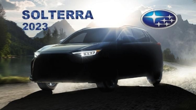 SUV chạy điện Subaru Solterra 2023 chính thức lộ diện