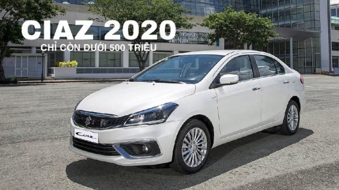 Suzuki Ciaz 2020 giảm giá mạnh, chỉ còn dưới 500 triệu
