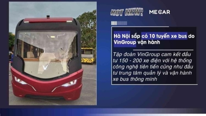 Thủ Đô Hà Nội sắp có 10 tuyến xe bus điện do Vingroup vận hành
