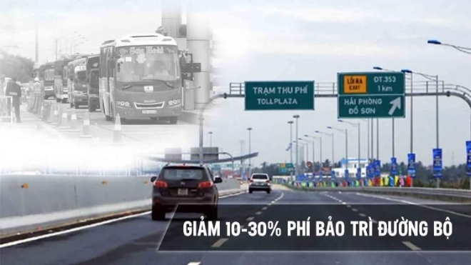 Tiếp tục giảm 10-30% phí bảo trì đường bộ cho xe ô tô kinh doanh vận tải