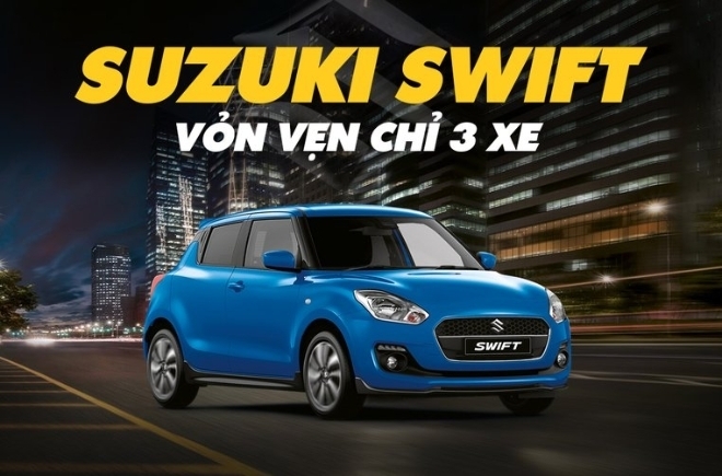 Top 10 xe bán chậm tháng 3/2021: Vị trí đầu tiên gọi tên Suzuki Swift