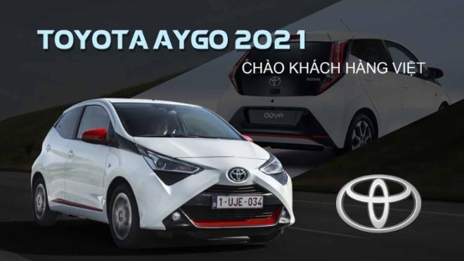 Toyota Aygo 2021 chào hàng khách Việt