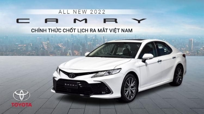 Toyota Camry 2022 chính thức chốt lịch ra mắt Việt Nam