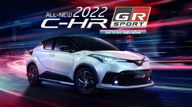 Toyota C-HR GR Sport 2022 chính thức ra mắt khu vực Đông Nam Á, giá từ 812 triệu VNĐ