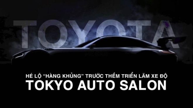 Toyota hé lộ “hàng khủng” trước thềm triển lãm xe độ Tokyo Auto Salon, có chiếc nhìn như Mercedes-AMG GT3
