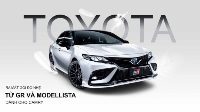 Toyota ra mắt gói độ nhẹ từ GR và Modellista dành cho Camry 