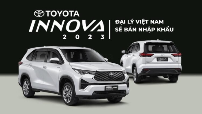 Toyota Việt Nam sẽ bán Innova 2023 nhập khẩu