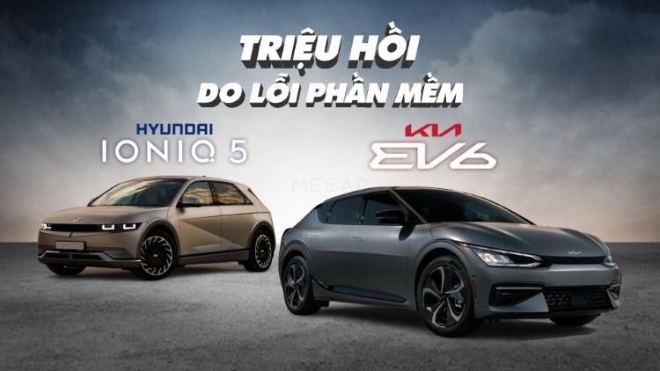 Triệu hồi Hyundai Ioniq 5 và KIA EV6 do lỗi phần mềm