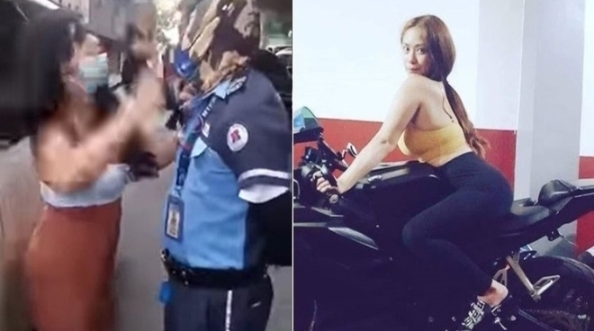 Video: Nữ người mẫu đi Toyota Fortuner túm áo và đánh cảnh sát khi bị phát hiện không có bằng lái ô tô