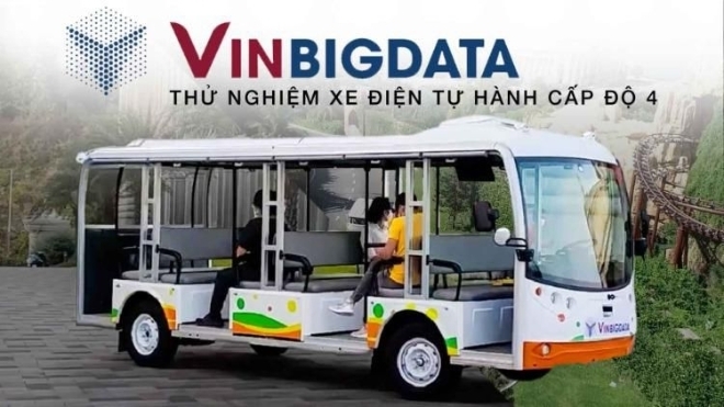 Viện nghiên cứu VinBigdata thử nghiệm xe điện tự hành cấp độ 4, chở được tới 23 người