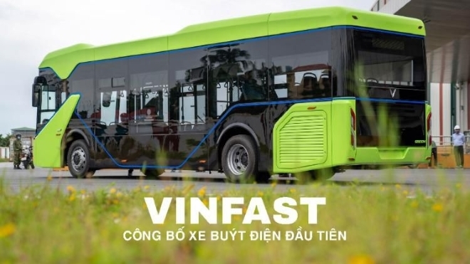VinFast công bố xe buýt điện đầu tiên