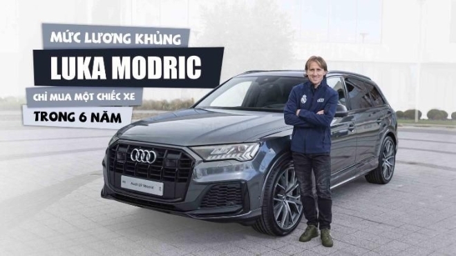 Với mức lương khủng, Luka Modric chỉ mua một chiếc xe trong 6 năm