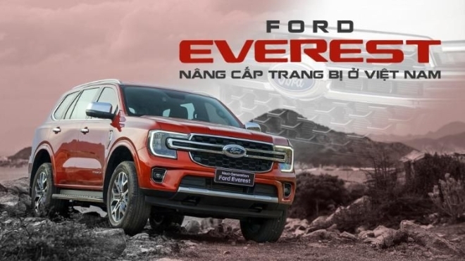 ''Vua doanh số'' Ford Everest nâng cấp trang bị ở Việt Nam: Bản tầm trung giá 1,286 tỷ đồng