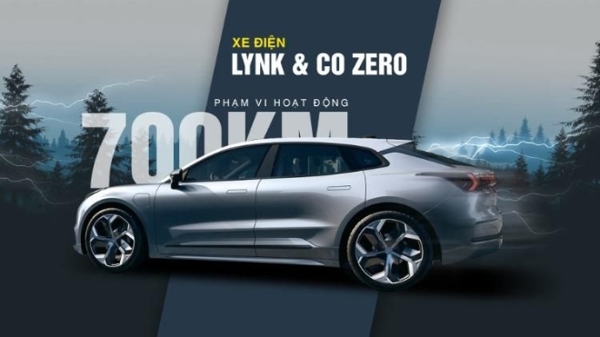 Xe điện Lynk&Co Zero có tầm phạm vi hoạt động 700km