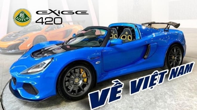 Xe thể thao hàng độc Lotus Exige 420 Final Edition về Việt Nam