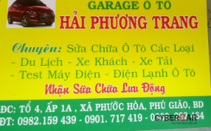 Garage ô tô Hải Phương Trang