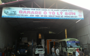 Garage ô tô Lý Sơn