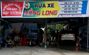 Rửa xe Ô Tô Hồng Long 