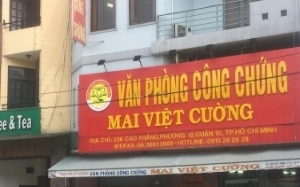 Văn phòng công chứng Mai Việt Cường