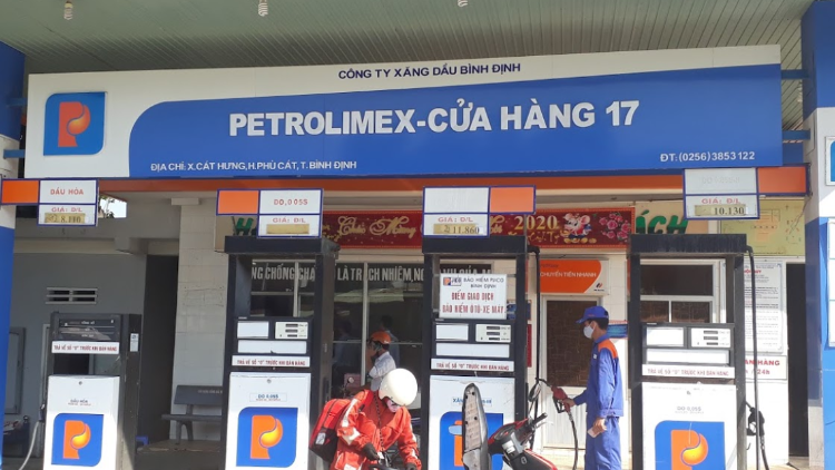 Cây xăng Petrolimex - Cửa hàng 17