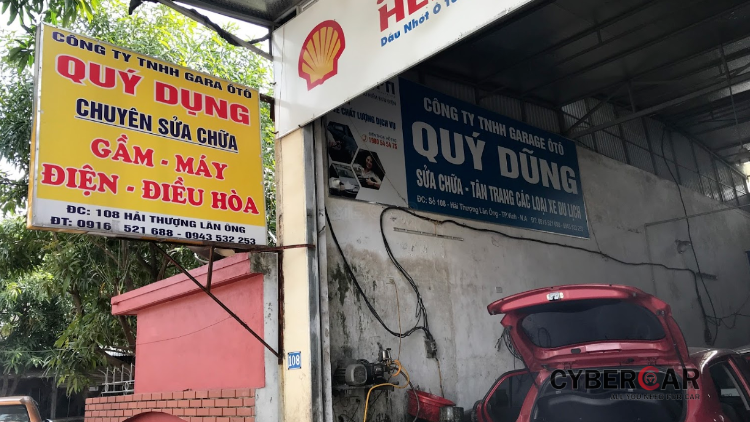 Garage ô tô Qúy Dũng