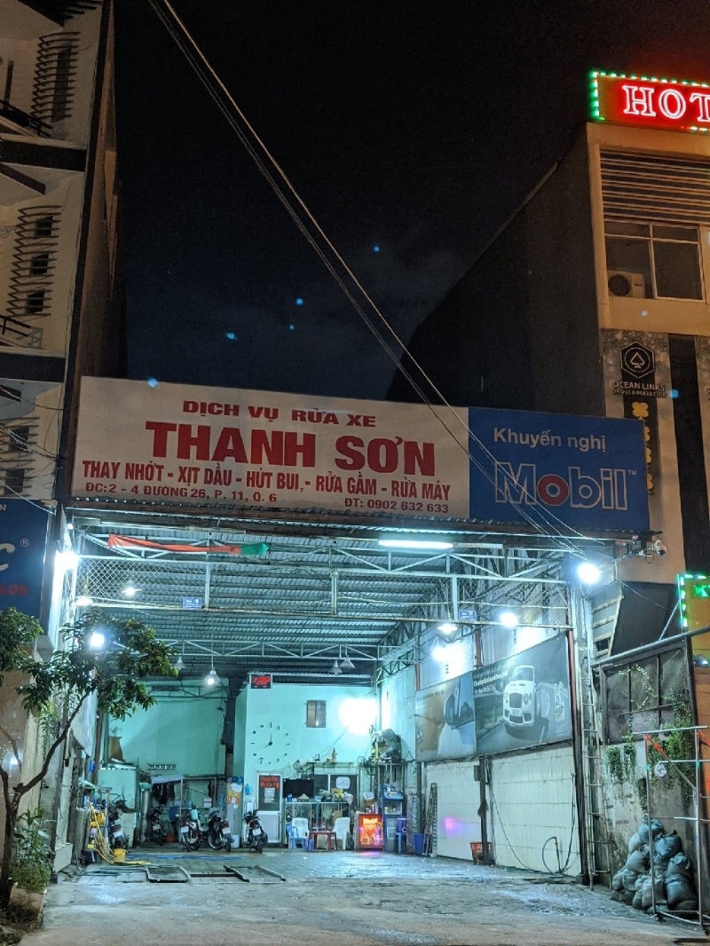 Rửa xe Thanh Sơn